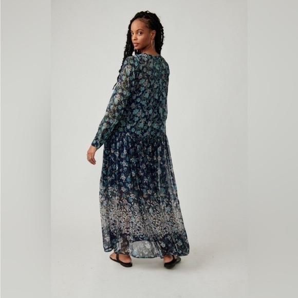 Free People See It Through Twilight Dress Size Medium NWT - Picture 4 of 16